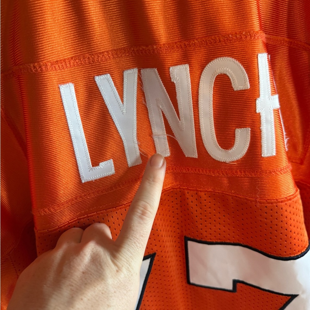 Denver Broncos Orange and Blue Broncos Jersey - Picture 3 of 5